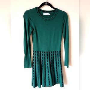 Hawiton Green Sweater Dress
